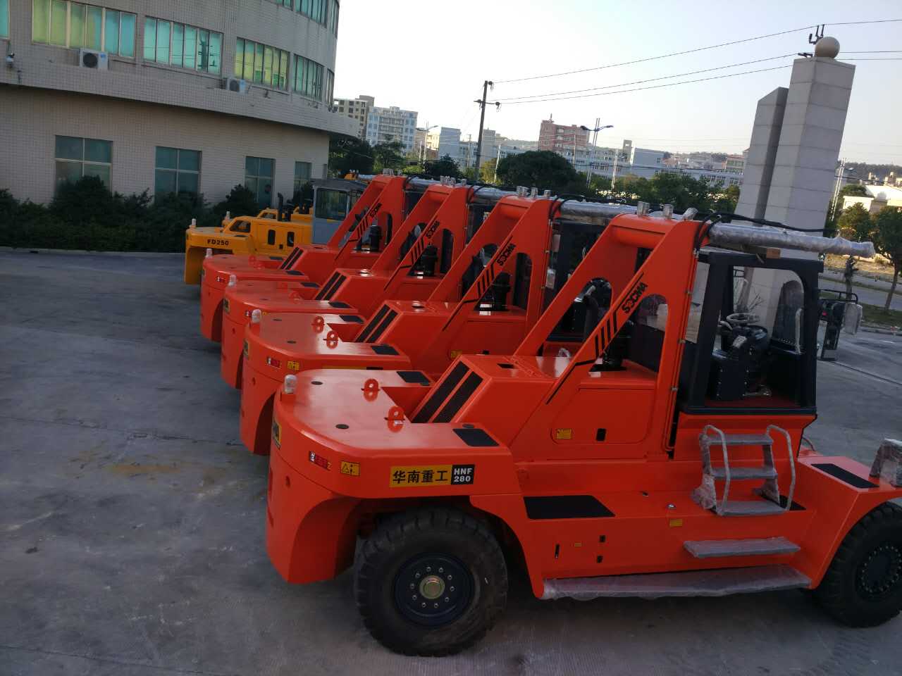 35t forklift with 5500mm lifting
