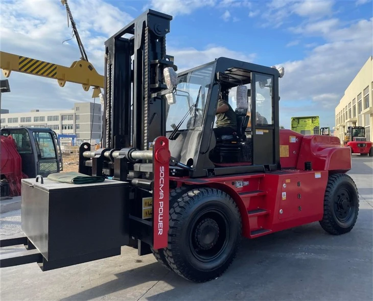 12t 12 Ton Heavy Duty Forklift For Container Handling Euro V Engine