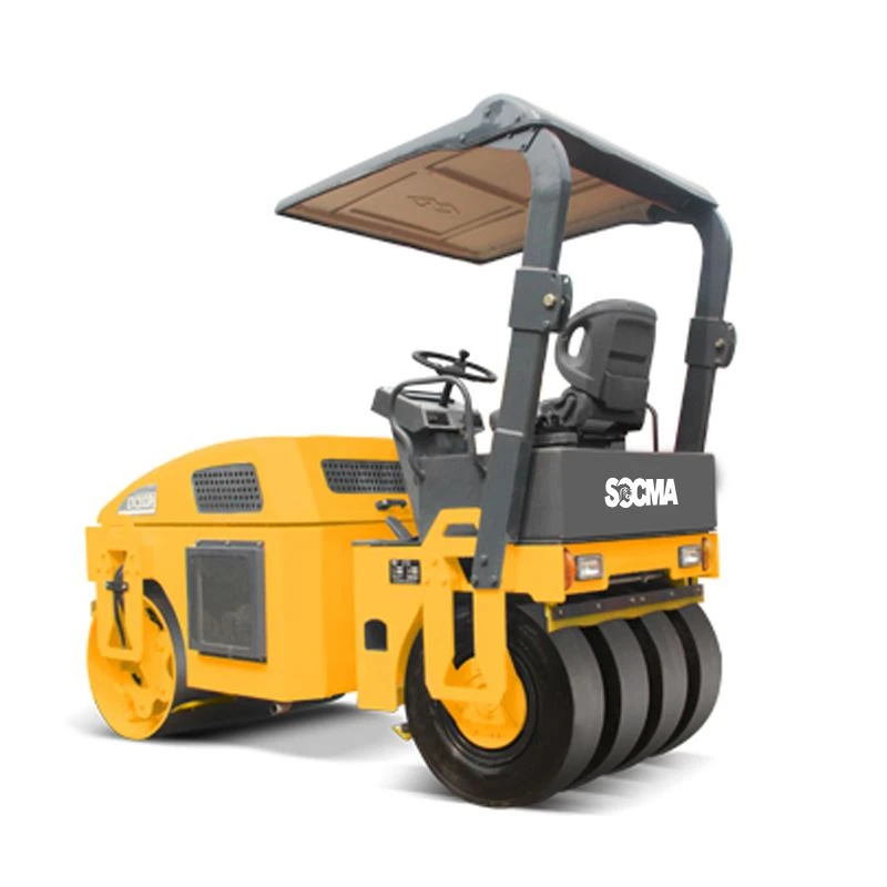 Mini rolo compactador de estrada, equipamento de construção de estradas, mini compactador de rolo compactador 3t, bomba hidráulica para índia, vietnã, paquistão