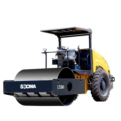 Rolo compactador vibratório LTS208H-II de acionamento mecânico de cilindro único de 8 toneladas