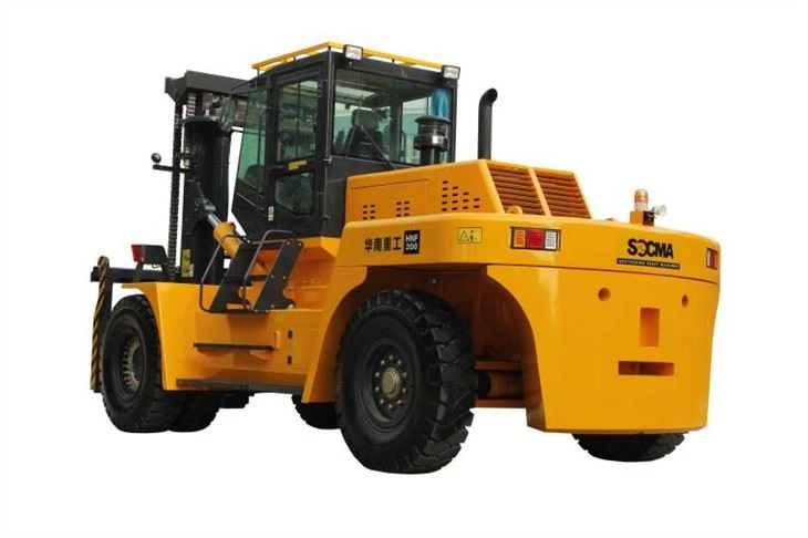 SoCMA China 20Ton Counter Balance Forklift com motor Cummins para equipmnt de porta