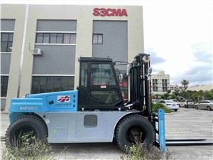 Empilhadeira elétrica de 10 toneladas SOCMA para aeroporto